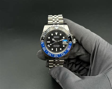 seiko homage to the rolex batman|Seiko GMT.